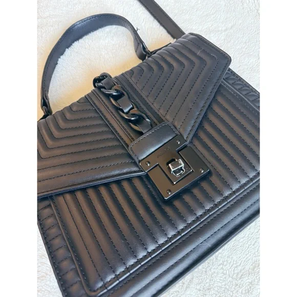 ALDO BLACK TOP HANDLE BAG - Picture 3 of 9